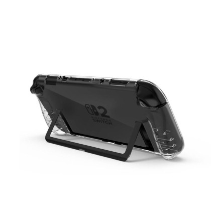 Силиконов кейс за Nintendo Switch 2 от Tech-Protect FlexAir+ - Clear