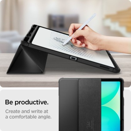 Удароустойчив калъф за Samsung Galaxy Tab S10 FE+ Plus 13.1" от Spigen Ultra Hybrid Pro - Black