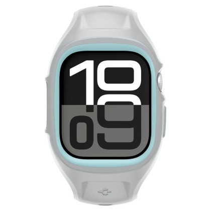 Каишка с кейс за Apple Watch 10 (46mm) от Spigen Liquid Air Pro - Grey