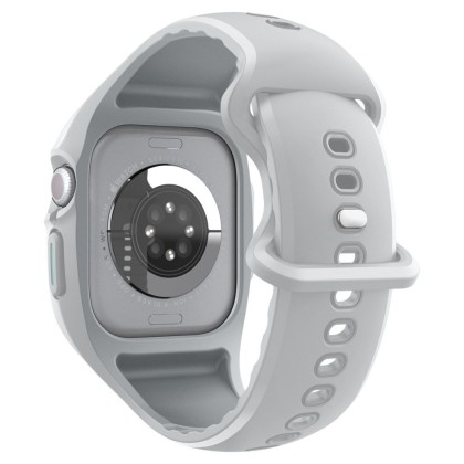 Каишка с кейс за Apple Watch 10 (46mm) от Spigen Liquid Air Pro - Grey