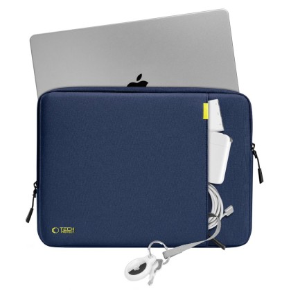 Kалъф за лаптоп 13-14 инча от Tech-Protect Defender - Navy Blue