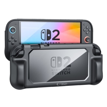 Твърд кейс за Nintendo Switch 2 от Tech-Protect MagMat - Matte Black
