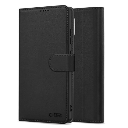 Кожен тефтер за Motorola Edge 60 Pro от Tech-Protect Wallet - Black