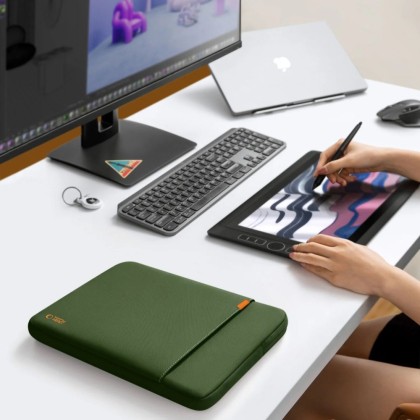Kалъф за лаптоп 13-14 инча от Tech-Protect Defender - Army Green