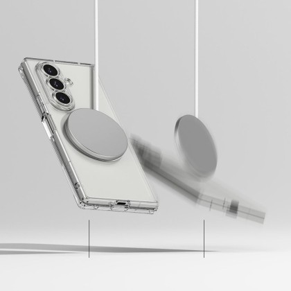Удароустойчив твърд кейс с MagSafe за Samsung Galaxy Z Fold 7 от Ringke Fusion Magnetic - Clear