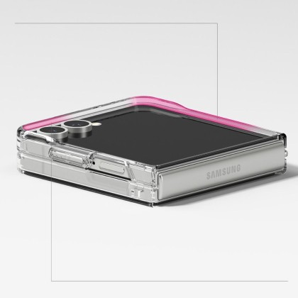 Удароустойчив твърд кейс за Samsung Galaxy Z Flip 7 от Ringke Fusion - Clear