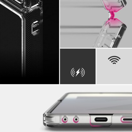 Удароустойчив твърд кейс за Samsung Galaxy Z Flip 7 от Ringke Fusion - Clear