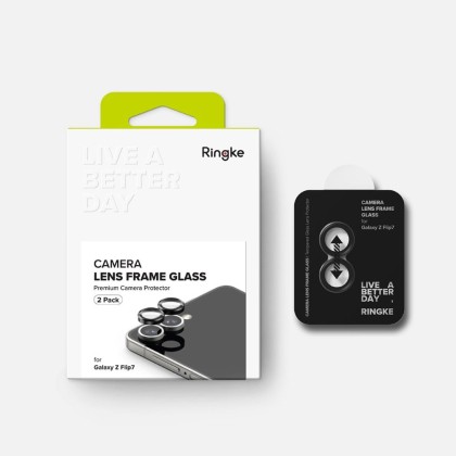 OSŁONA APARATU RINGKE CAMERA FRAME PROTECTOR 2-PACK GALAXY Z FLIP 7 BLACK