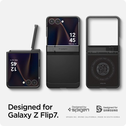SPIGEN TOUGH ARMOR PRO MAG MAGSAFE GALAXY Z FLIP 7 BLACK