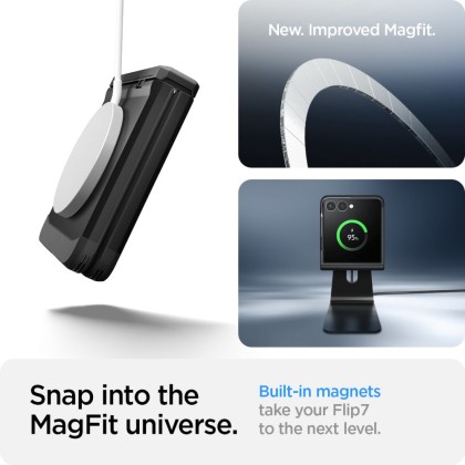SPIGEN TOUGH ARMOR PRO MAG MAGSAFE GALAXY Z FLIP 7 BLACK