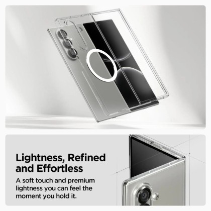 SPIGEN AIRSKIN MAG MAGSAFE GALAXY Z FOLD 7 CRYSTAL CLEAR/WHITE