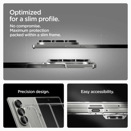 SPIGEN AIRSKIN MAG MAGSAFE GALAXY Z FOLD 7 CRYSTAL CLEAR/WHITE