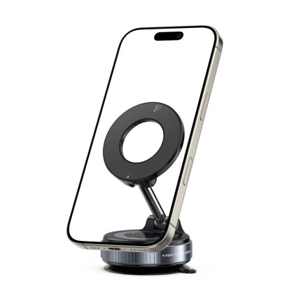 TECH-PROTECT N60 MAGNETIC MAGSAFE WINDSHIELD & DASHBOARD CAR MOUNT BLACK