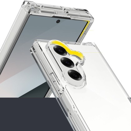 Хибриден кейс за Samsung Galaxy Z Fold 7 от Tech-Protect Flexair Hybrid - Clear
