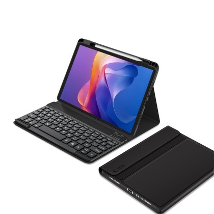 Калъф с блутут клавиатура за Xiaomi Redmi Pad 2 11.0" от Tech-Protect SC Pen - Black