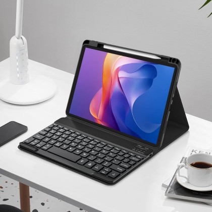 Калъф с блутут клавиатура за Xiaomi Redmi Pad 2 11.0" от Tech-Protect SC Pen - Black