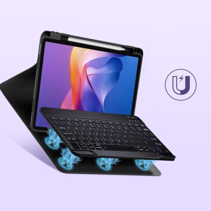 Калъф с блутут клавиатура за Xiaomi Redmi Pad 2 11.0" от Tech-Protect SC Pen - Black