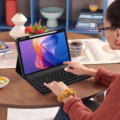 Калъф с блутут клавиатура за Xiaomi Redmi Pad 2 11.0" от Tech-Protect SC Pen - Black