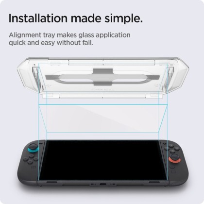 SZKŁO HARTOWANE SPIGEN GLAS.TR ”EZ FIT” 2-PACK NINTENDO SWITCH 2 CLEAR