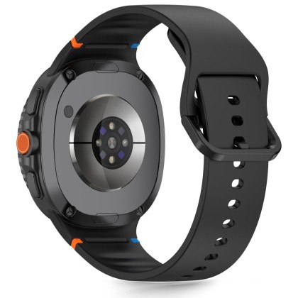 Силиконова каишка за Samsung Galaxy Watch 8 / Classic (40 / 44 / 46 mm) от Tech-Protect Silicone - Black