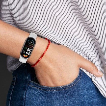 Силиконова каишка за Xiaomi Smart Band 8 / 9 / 10 / NFC от Tech-Protect Iconband Pure - Soft Mint