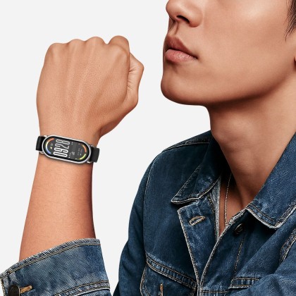 Силиконова каишка за Xiaomi Smart Band 8 / 9 / 10 / NFC от Tech-Protect Iconband Classic - Black