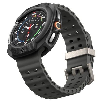 Удароустойчив калъф за Samsung Galaxy Watch 8 Classic (46mm) от Spigen Liquid Air - Matte Black