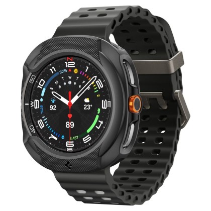 Удароустойчив калъф за Samsung Galaxy Watch 8 Classic (46mm) от Spigen Liquid Air - Matte Black