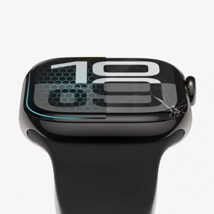 SZKŁO HYBRYDOWE TECH-PROTECT GLASS FLEX+ 2-PACK APPLE WATCH 10 (46 MM) BLACK