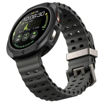 Удароустойчив калъф за Samsung Galaxy Watch 8 (40mm) от Spigen Liquid Air - Matte Black