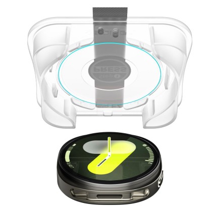 SZKŁO HARTOWANE SPIGEN GLAS.TR ”EZ-FIT” 2-PACK GALAXY WATCH 8 (40 MM) CLEAR