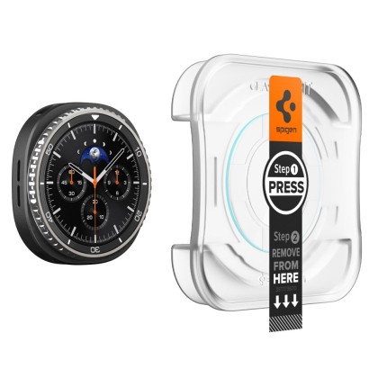 SZKŁO HARTOWANE SPIGEN GLAS.TR ”EZ-FIT” 2-PACK GALAXY WATCH 8 CLASSIC (46 MM) CLEAR