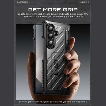 360 градусов калъф за Samsung Galaxy Z Fold 7 от Supcase Unicorn Beetle Pro - Black