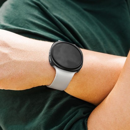 RINGKE SLIM 2-PACK GALAXY WATCH 8 (44 MM) CLEAR & MATTE BLACK