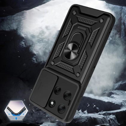 Удароустойчив калъф за Motorola Moto G86 5G от Tech-Protect CamShield Pro - Black