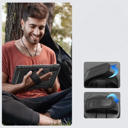 360 градусов калъф за таблет Xiaomi Redmi Pad 2 11.0" от Tech-Protect Solid - Black