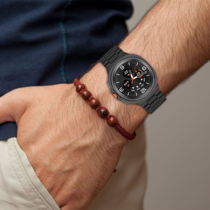 Стоманена верижка за Samsung Galaxy Watch 8 (40/44mm) / 8 Classic (46mm) от Tech-Protect Stainless - Silver