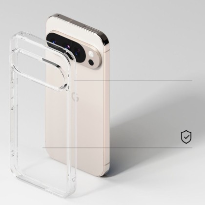 Удароустойчив твърд кейс за Google Pixel 10 Pro XL от Ringke Fusion - Clear