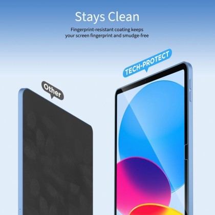 2 x Стъклен протектор за дисплей на Lenovo Idea Tab 11.0" от Tech-Protect Glass Fit+ - Clear