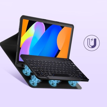 Калъф с блутут клавиатура за Lenovo Idea Tab 11.0 TB-336 от Tech-Protect SC Pen - Black