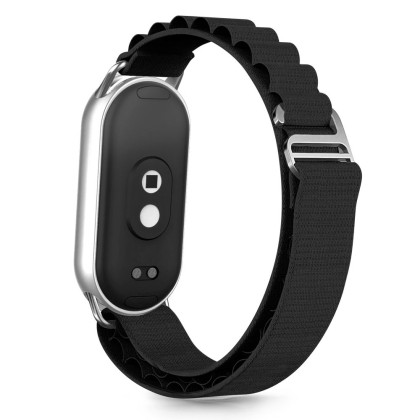 Текстилна каишка за Xiaomi Smart Band 8 / 9 / 10 / NFC от Tech-Protect Nylon Pro - Black