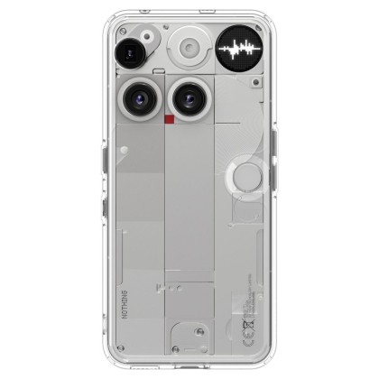 Удароустойчив кейс за Nothing Phone 3 от Spigen Ultra Hybrid - Crystal Clear