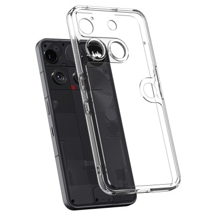 Удароустойчив кейс за Nothing Phone 3 от Spigen Ultra Hybrid - Crystal Clear