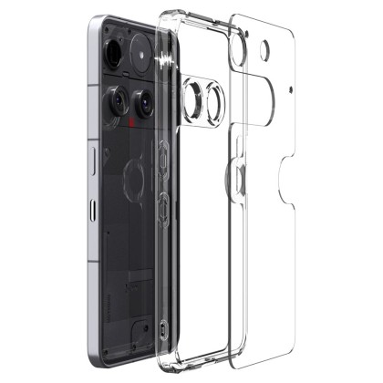 Удароустойчив кейс за Nothing Phone 3 от Spigen Ultra Hybrid - Crystal Clear