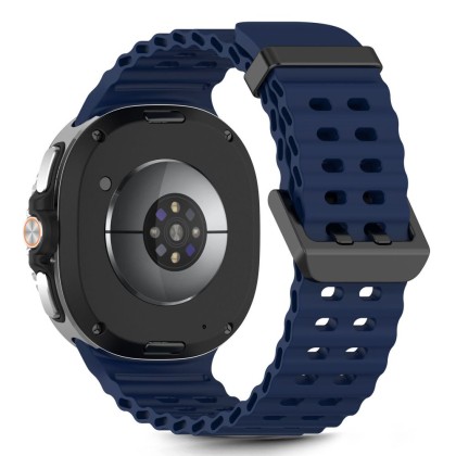 Силиконова каишка за Samsung Galaxy Watch 8 (40/44mm) / 8 Classic (46mm) от Tech-Protect IconBand Pro - Storm blue
