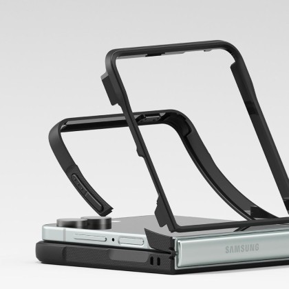 Удароустойчив кейс с MagSafe за Samsung Galaxy Z Flip 7 от Ringke Onyx Magnetic - Black