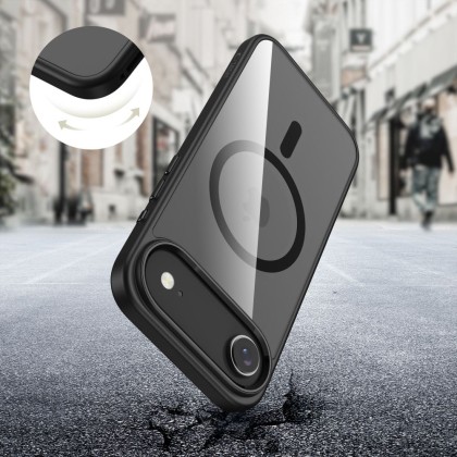 TECH-PROTECT MAGMAT MAGSAFE IPHONE 17 AIR BLACK/CLEAR