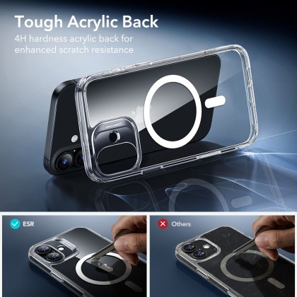 ESR CLASSIC HYBRID MAGSAFE & TEMPERED GLASS IPHONE 17 CLEAR