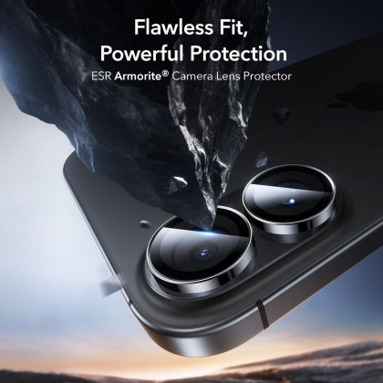 OSŁONA NA APARAT ESR ARMORITE CAMERA PROTECTOR IPHONE 16 / 16 PLUS / 17 BLACK