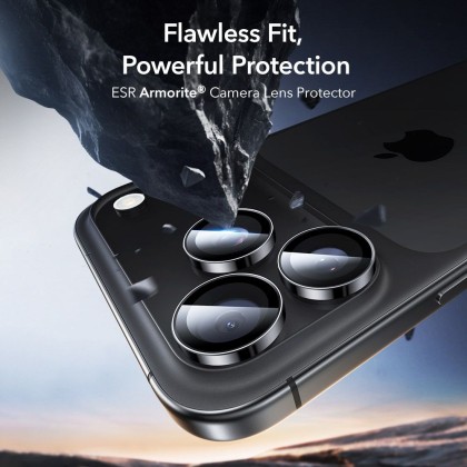 OSŁONA NA APARAT ESR ARMORITE CAMERA PROTECTOR IPHONE 14 PRO / PRO MAX / 15 PRO / PRO MAX / 16 PRO / PRO MAX / 17 PRO / PRO MAX BLACK